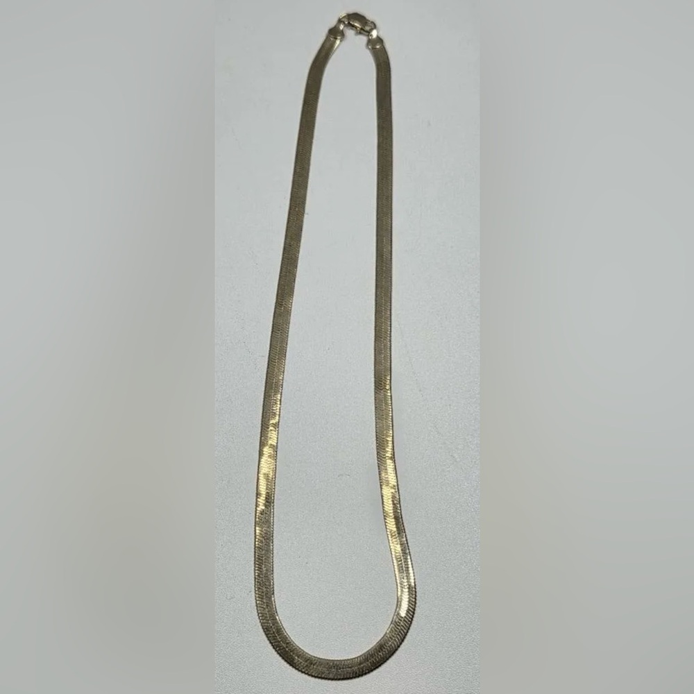Vintage silver tone, chained statement Necklace